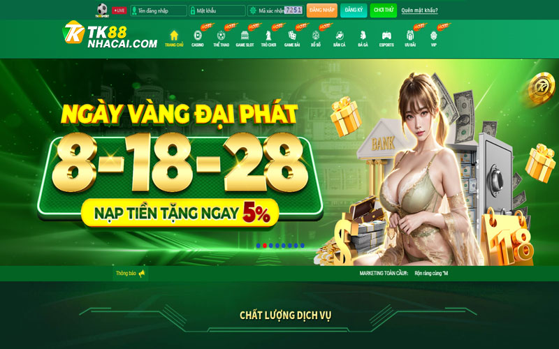 Tải app TK88 - Trải nghiệm thả ga mọi lúc