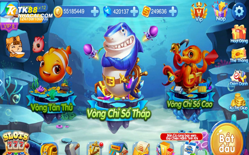 Hệ số thưởng của trò chơi bắn cá h5
